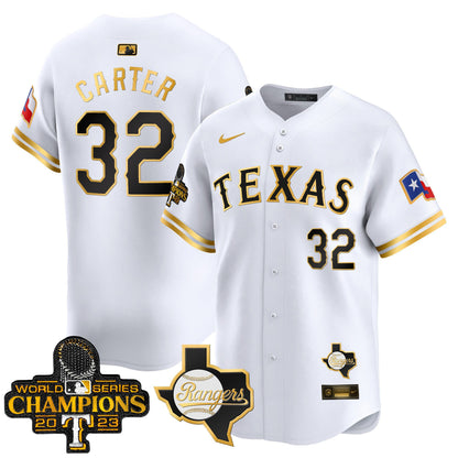 Texas Rangers World Series Champions Vapor Premier Limited Jersey V2 - All Stitched