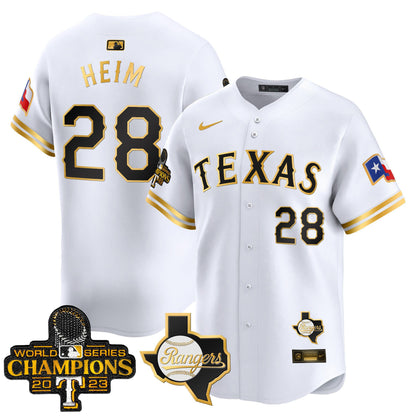 Texas Rangers World Series Champions Vapor Premier Limited Jersey V2 - All Stitched