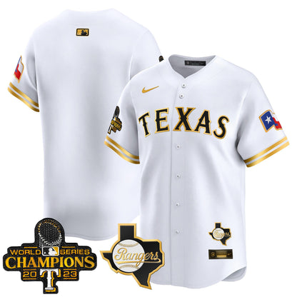 Texas Rangers World Series Champions Vapor Premier Limited Jersey V2 - All Stitched