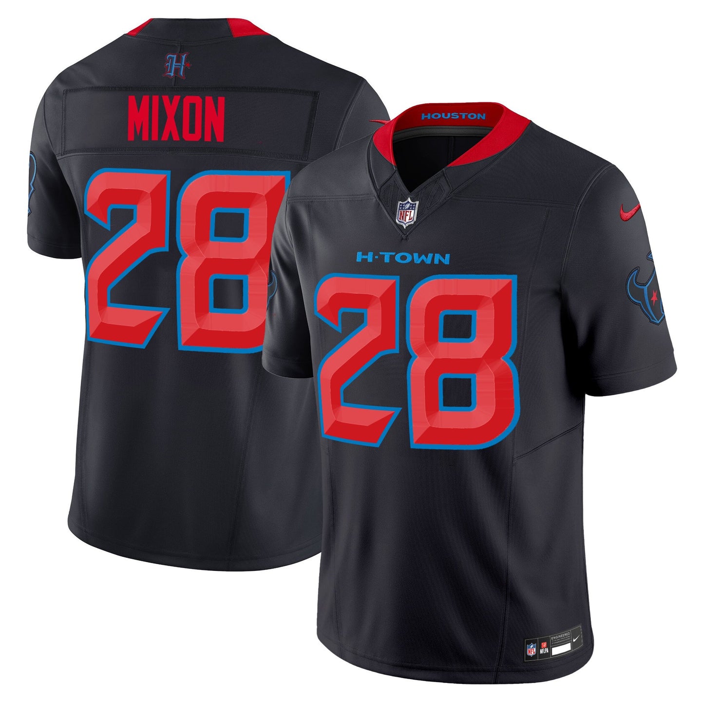 Houston Texans 2024 Vapor Limited Jersey V2 - All Stitched