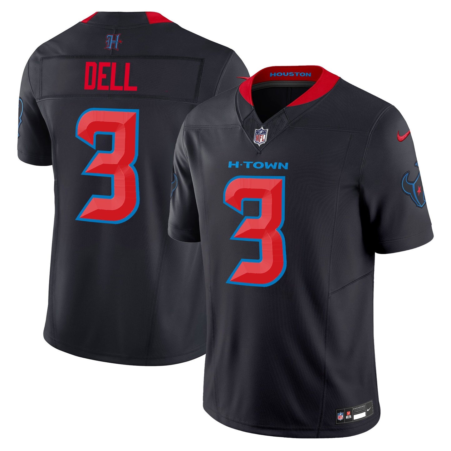 Houston Texans 2024 Vapor Limited Jersey V2 - All Stitched