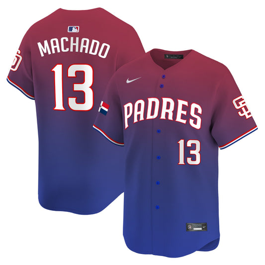 Padres Dominican Republic Vapor Premier Limited Jersey - All Stitched