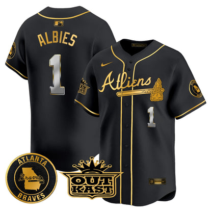 Atlanta Braves Atliens Vapor Premier Limited Jersey - All Stitched