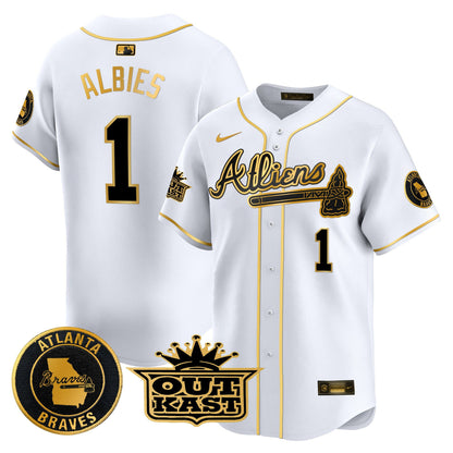 Atlanta Braves Atliens Vapor Premier Limited Jersey - All Stitched