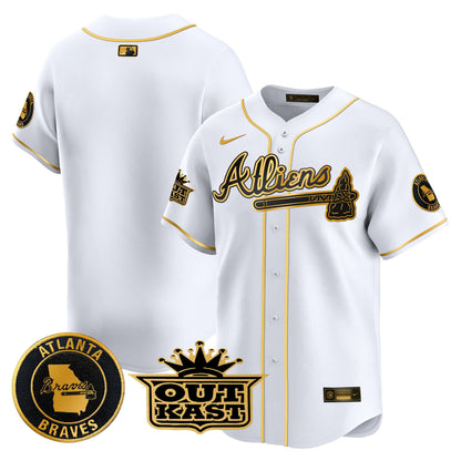 Atlanta Braves Atliens Vapor Premier Limited Jersey - All Stitched