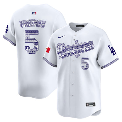 Los Angeles Dodgers Mexico Vapor Premier Limited Jersey V3 - All Stitched