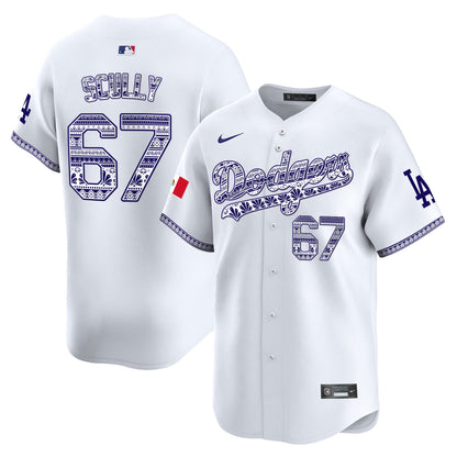 Los Angeles Dodgers Mexico Vapor Premier Limited Jersey V3 - All Stitched