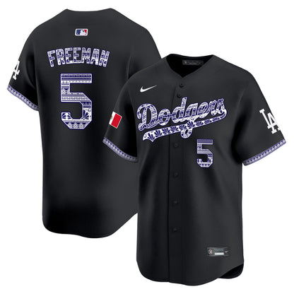 Los Angeles Dodgers Mexico Vapor Premier Limited Jersey V3 - All Stitched