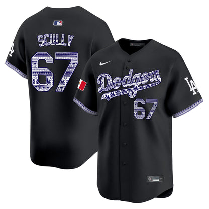Los Angeles Dodgers Mexico Vapor Premier Limited Jersey V3 - All Stitched
