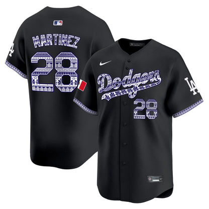 Los Angeles Dodgers Mexico Vapor Premier Limited Jersey V3 - All Stitched