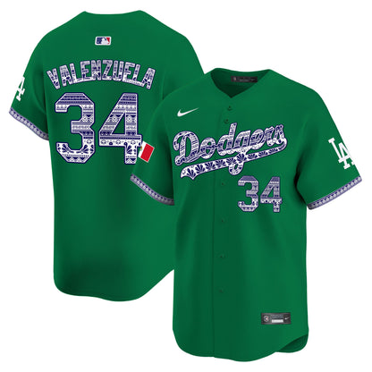 Los Angeles Dodgers Mexico Vapor Premier Limited Jersey V3 - All Stitched
