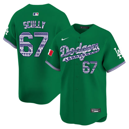 Los Angeles Dodgers Mexico Vapor Premier Limited Jersey V3 - All Stitched