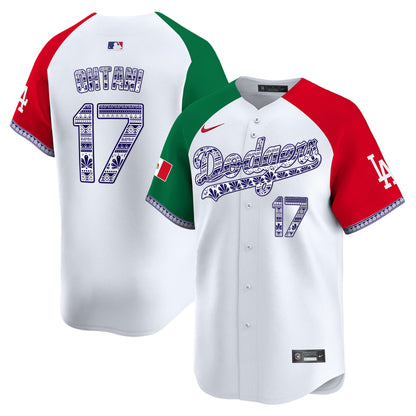Los Angeles Dodgers Mexico Vapor Premier Limited Jersey V3 - All Stitched