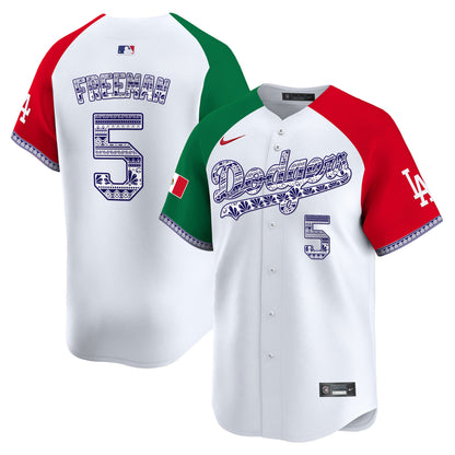 Los Angeles Dodgers Mexico Vapor Premier Limited Jersey V3 - All Stitched