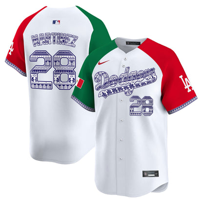 Los Angeles Dodgers Mexico Vapor Premier Limited Jersey V3 - All Stitched