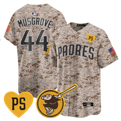 Padres USMC Alternate Vapor Premier Limited Jersey – All Stitched