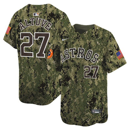 Houston Astros USMC Alternate Vapor Premier Limited Jersey - All Stitched