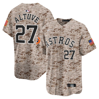 Houston Astros USMC Alternate Vapor Premier Limited Jersey - All Stitched