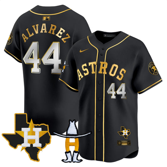 Houston Astros Houston Rodeo Patch Vapor Premier Limited Jersey V2 - All Stitched