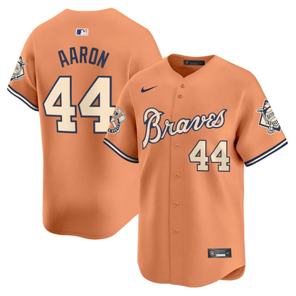 Atlanta Braves Peaches n' Cream Vapor Premier Limited Jersey - All Stitched