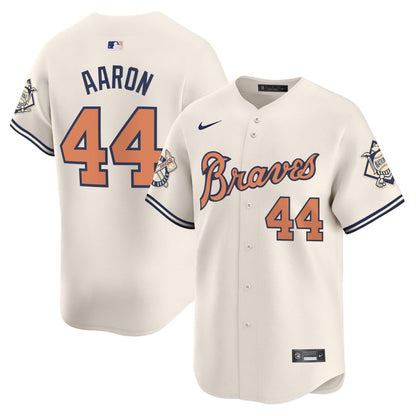 Atlanta Braves Peaches n' Cream Vapor Premier Limited Jersey - All Stitched