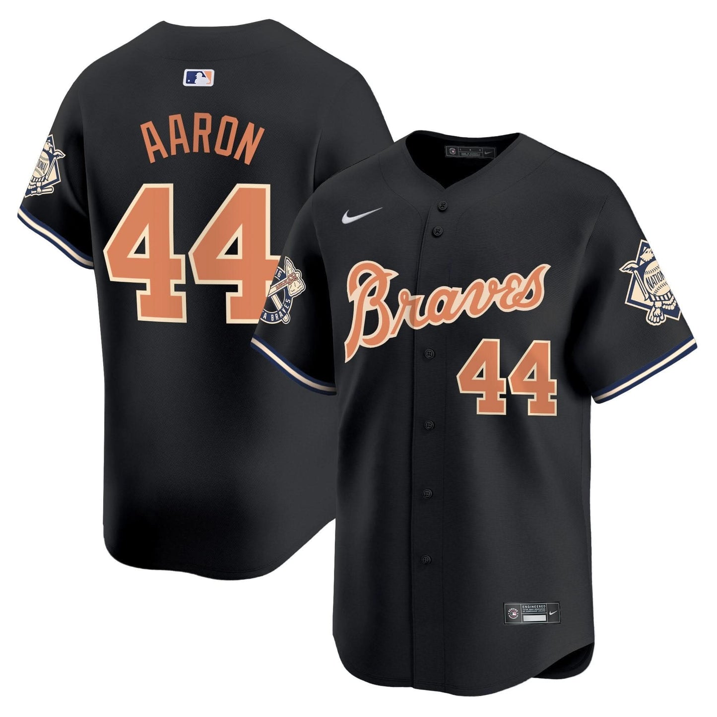 Atlanta Braves Peaches n' Cream Vapor Premier Limited Jersey - All Stitched