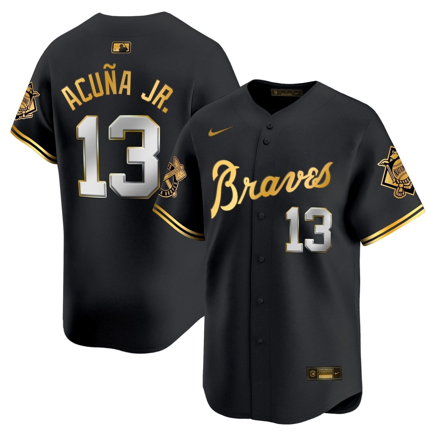 Atlanta Braves Peaches n' Cream Vapor Premier Limited Jersey - All Stitched