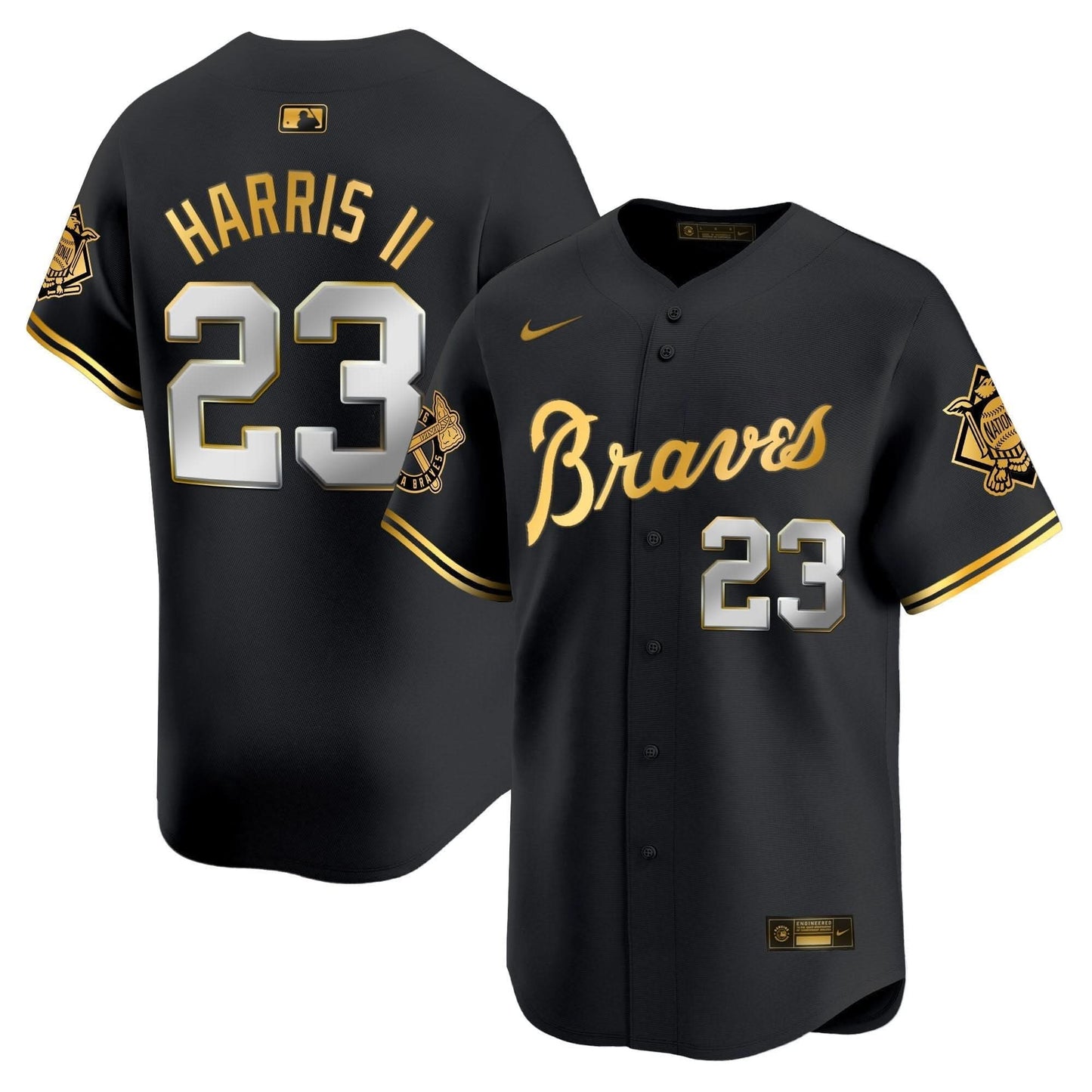 Atlanta Braves Peaches n' Cream Vapor Premier Limited Jersey - All Stitched