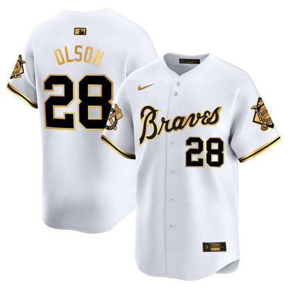 Atlanta Braves Peaches n' Cream Vapor Premier Limited Jersey - All Stitched