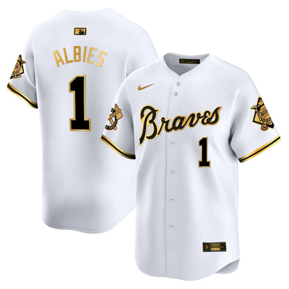 Atlanta Braves Peaches n' Cream Vapor Premier Limited Jersey - All Stitched