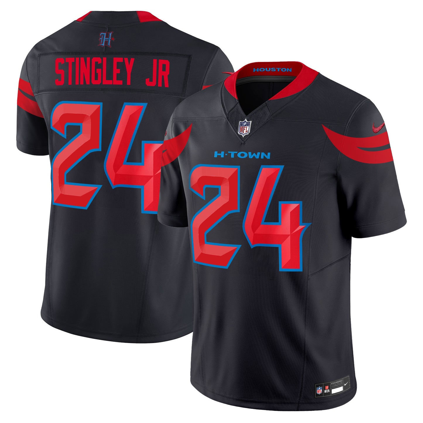 Houston Texans 2024 Vapor Limited Jersey V3 - All Stitched