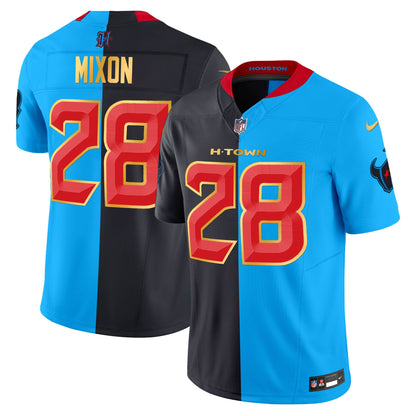 Houston Texans 2024 Gold Trim Vapor Limited Jersey - All Stitched