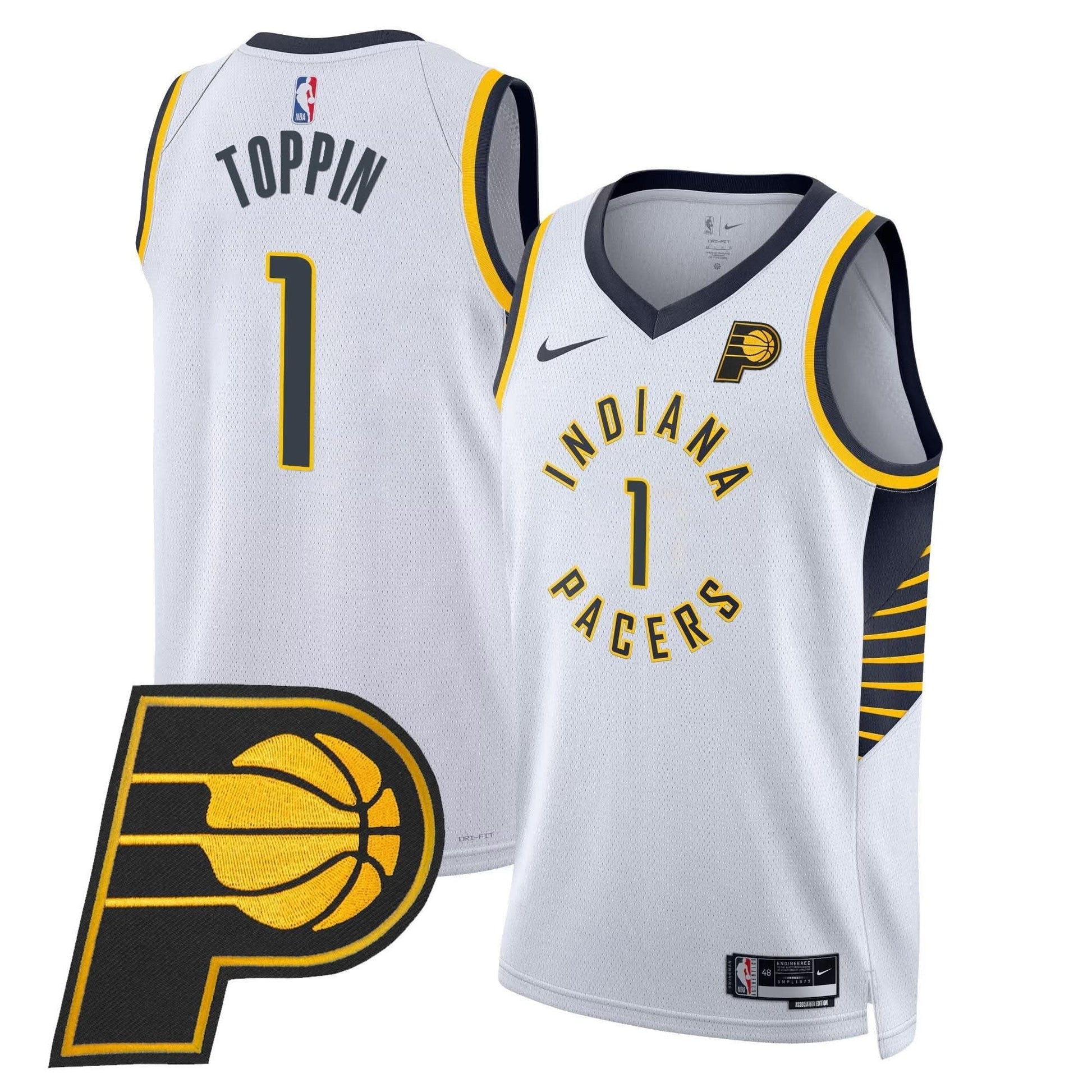 Men's Indiana Pacers Swingman Jersey V2 - All Stitched