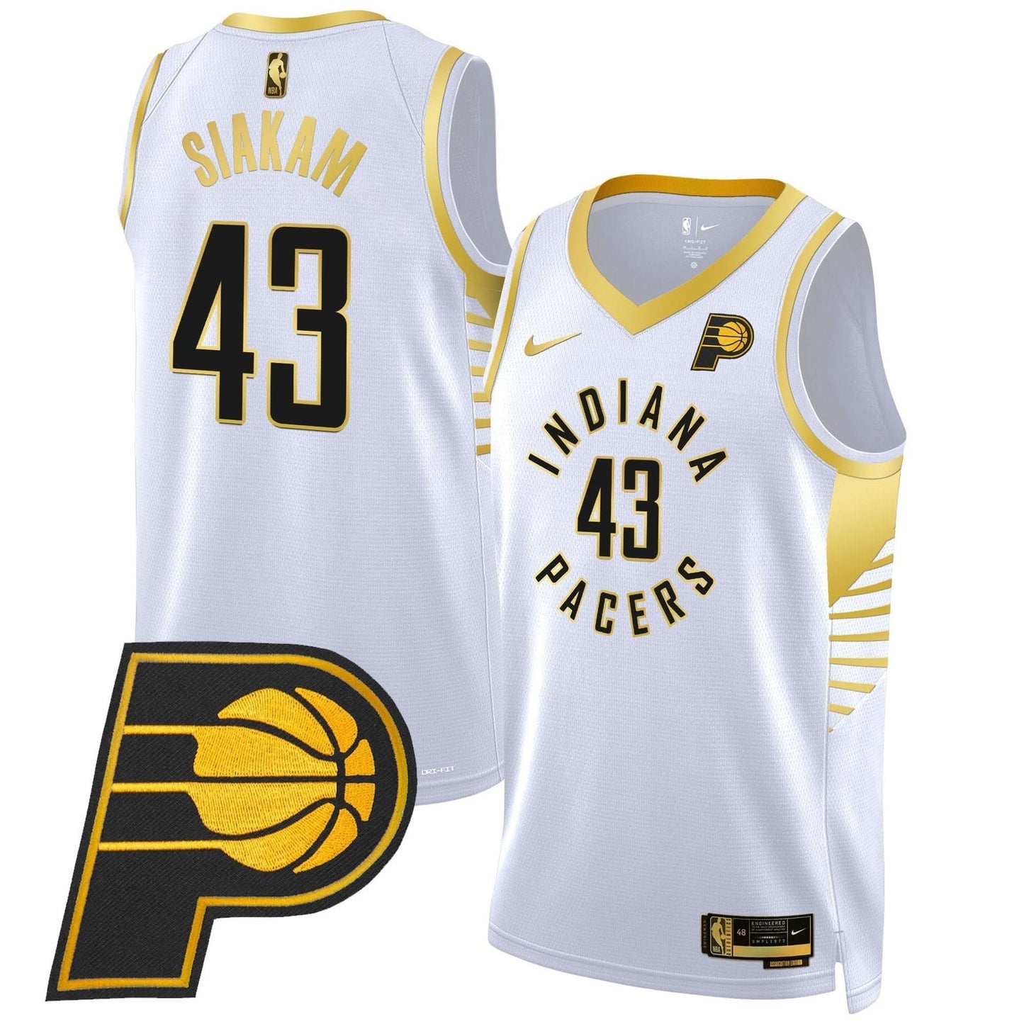 Men's Indiana Pacers Swingman Jersey V2 - All Stitched
