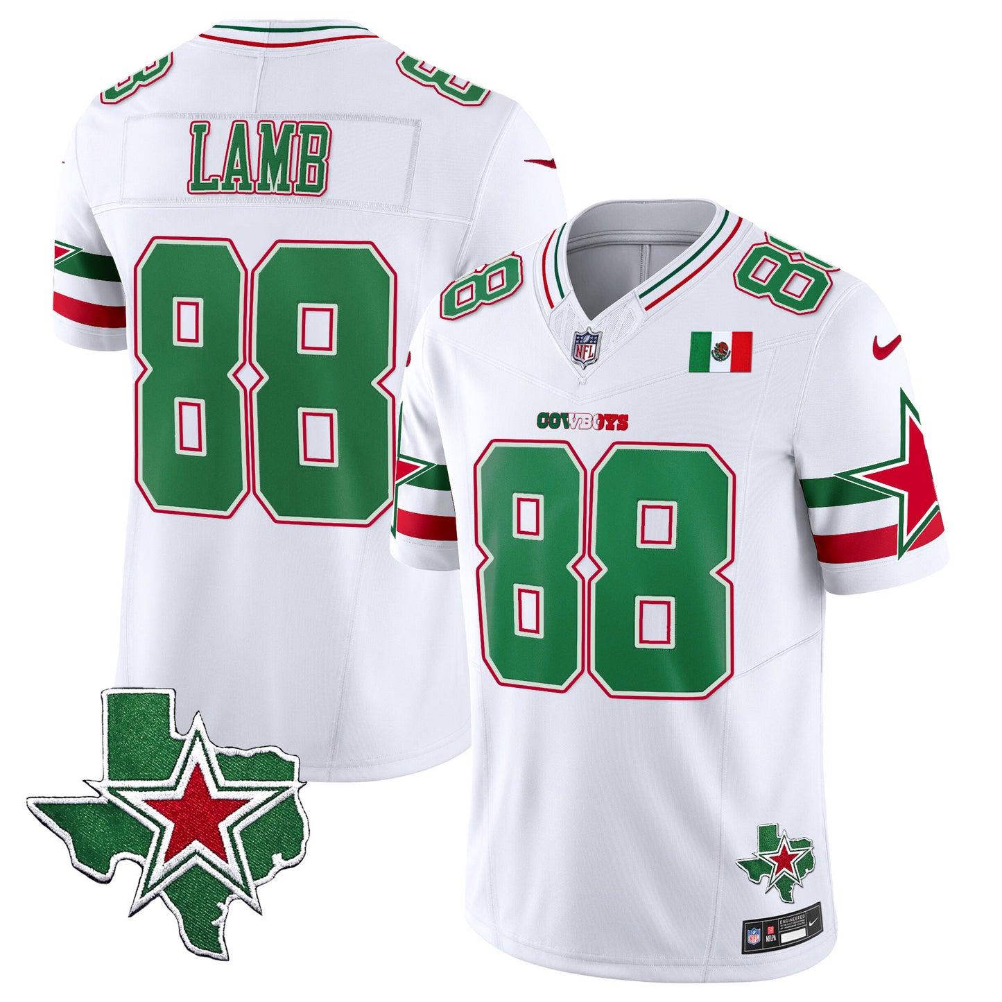 Cowboys 2024 Mexico Vapor Limited Jersey - All Stitched