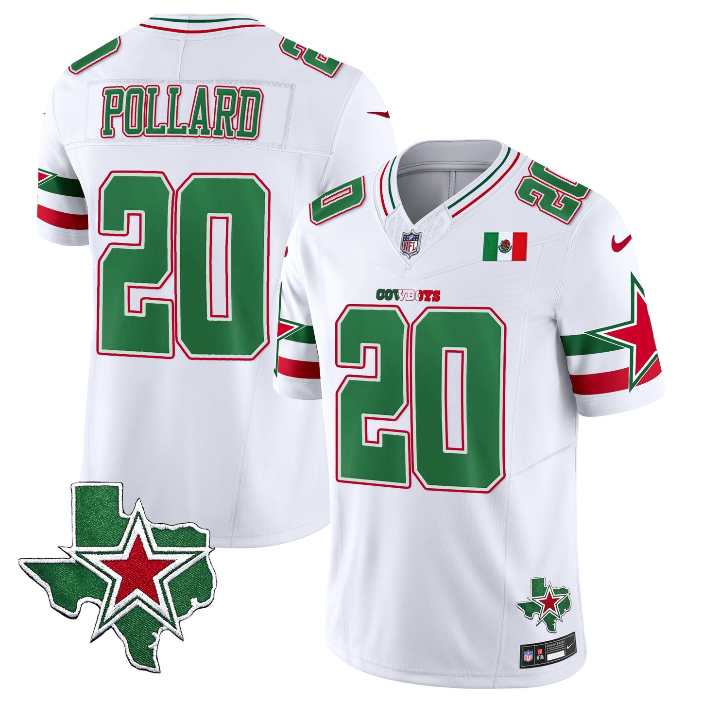 Cowboys 2024 Mexico Vapor Limited Jersey - All Stitched