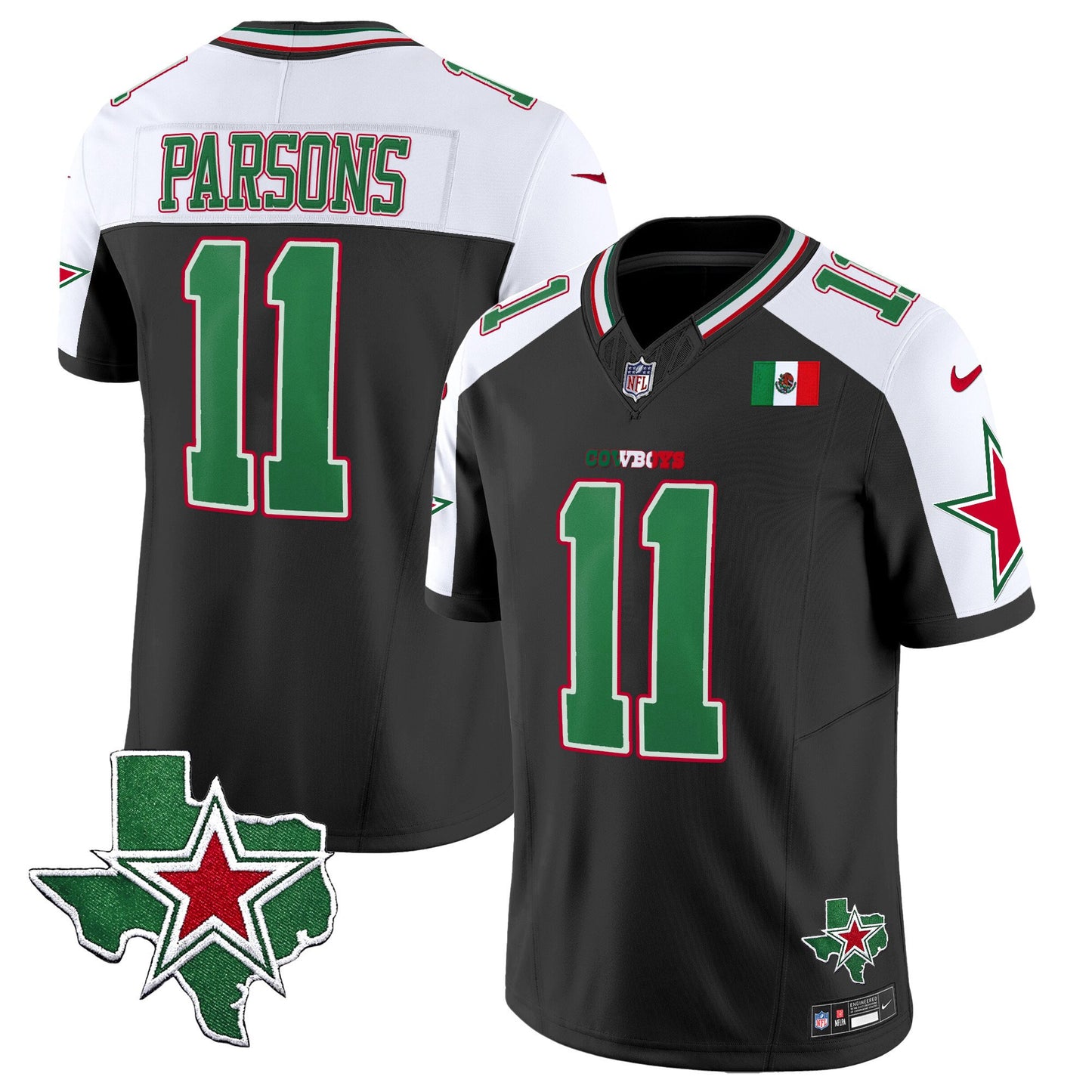 Cowboys 2024 Mexico Vapor Limited Jersey - All Stitched