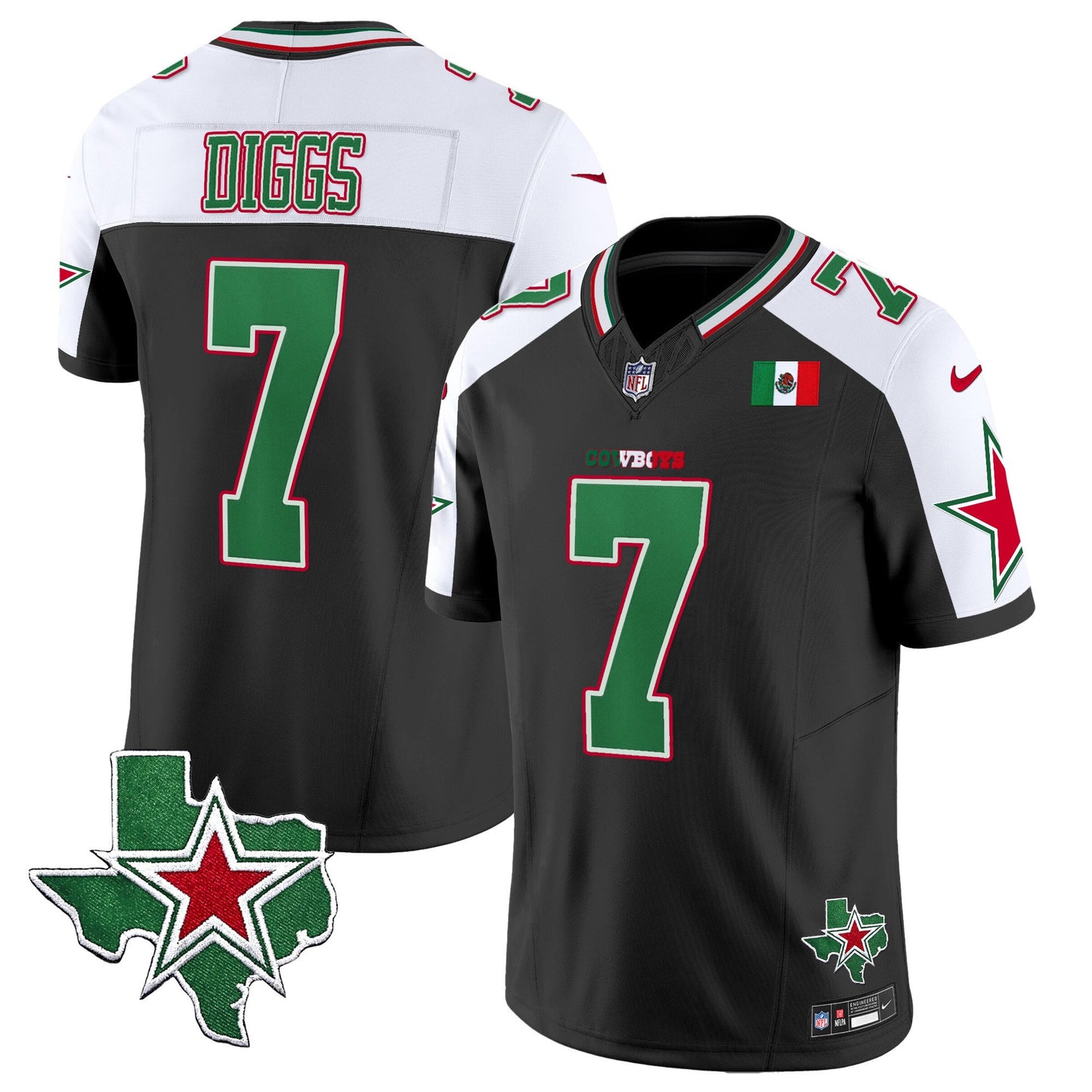 Cowboys 2024 Mexico Vapor Limited Jersey - All Stitched