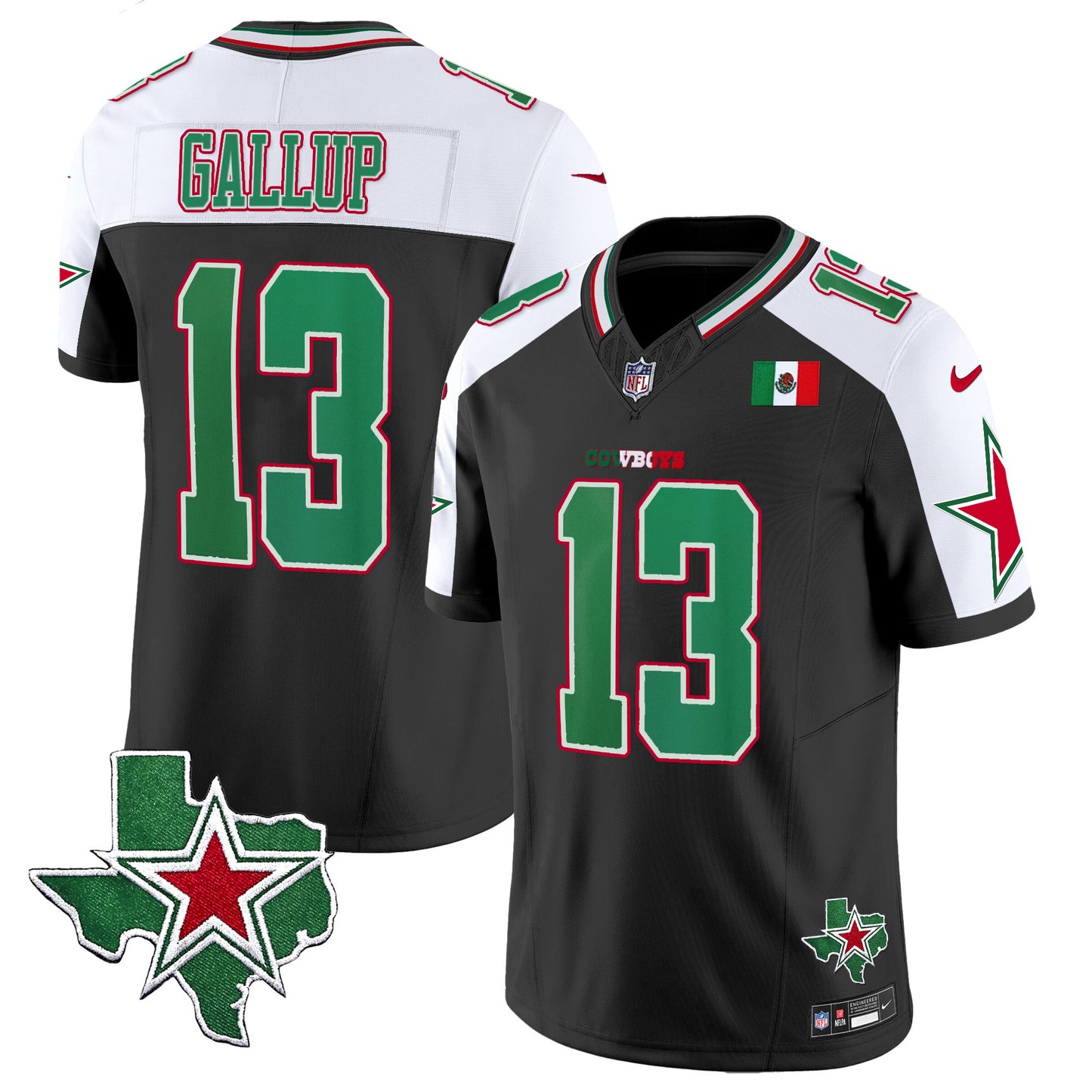 Cowboys 2024 Mexico Vapor Limited Jersey - All Stitched