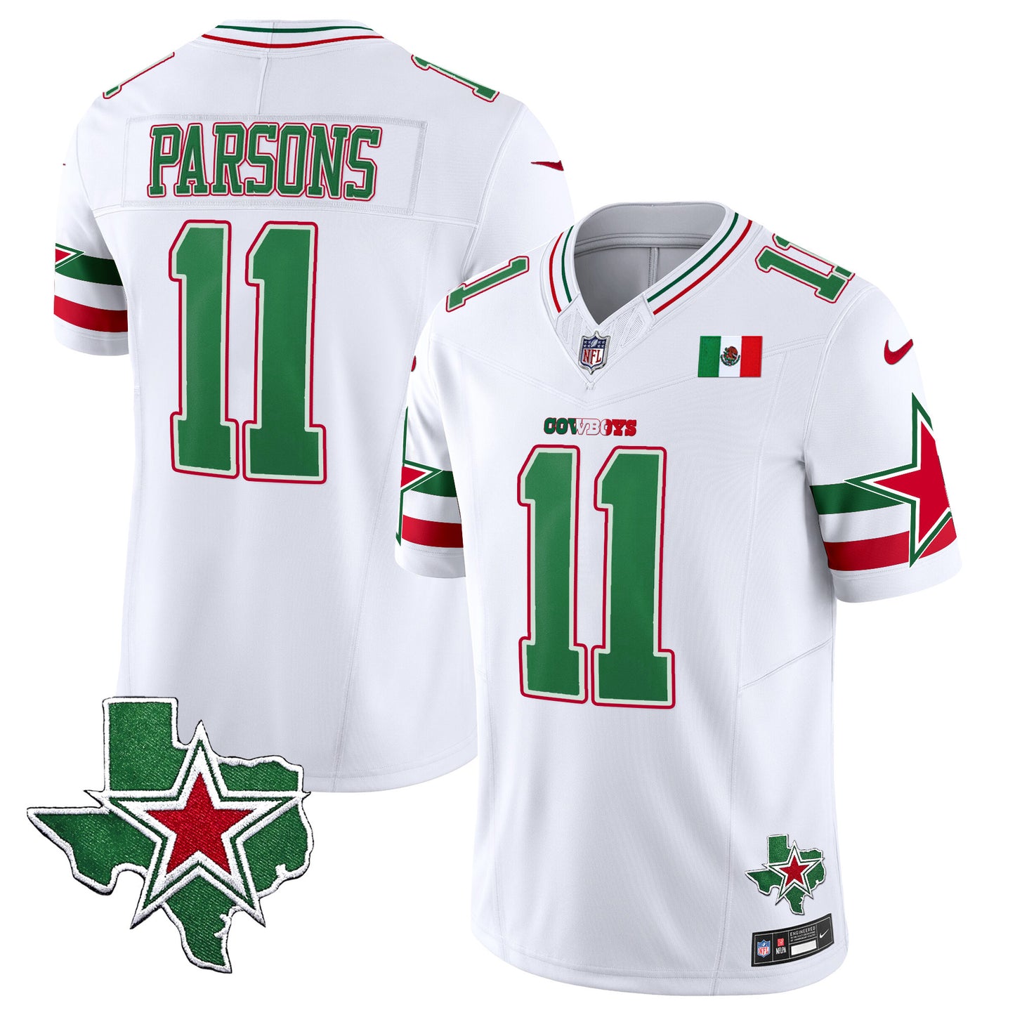 Cowboys 2024 Mexico Vapor Limited Jersey - All Stitched