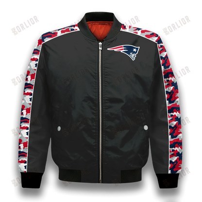 New England Patriots NFL 2023 Starter Thursday Night Gridiron Unisex Bomber Jacket V7