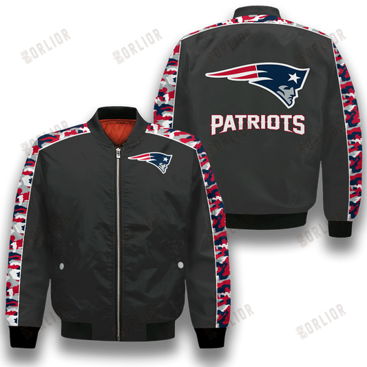 New England Patriots NFL 2023 Starter Thursday Night Gridiron Unisex Bomber Jacket V7