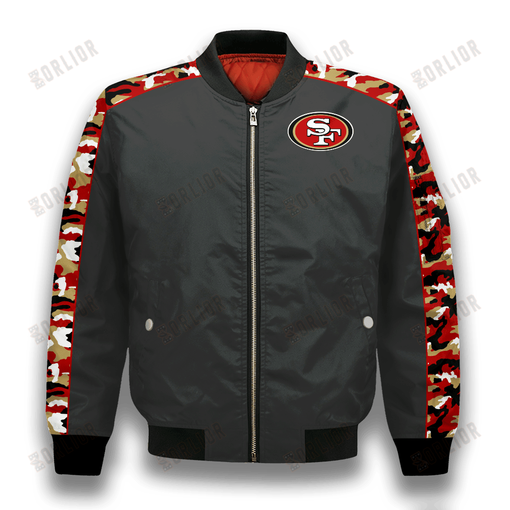 San Francisco 49ers NFL 2023 Starter Thursday Night Gridiron Unisex Bomber Jacket V7