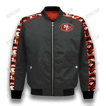 San Francisco 49ers NFL 2023 Starter Thursday Night Gridiron Unisex Bomber Jacket V7