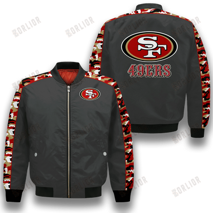 San Francisco 49ers NFL 2023 Starter Thursday Night Gridiron Unisex Bomber Jacket V7