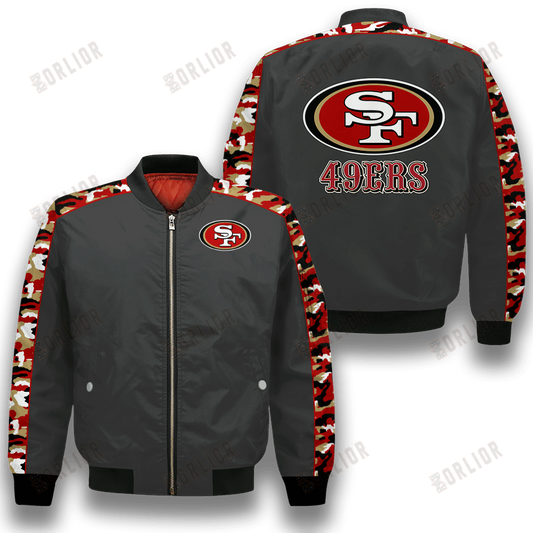 San Francisco 49ers NFL 2023 Starter Thursday Night Gridiron Unisex Bomber Jacket V7