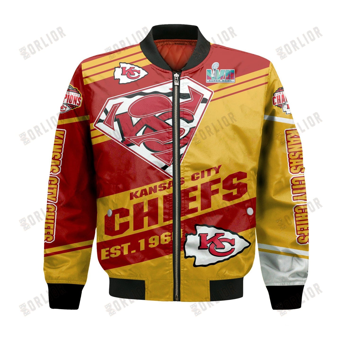 Kansas City Chiefs - Super Bowl Championship 2023 Unisex 3D Bomber Jacket V3