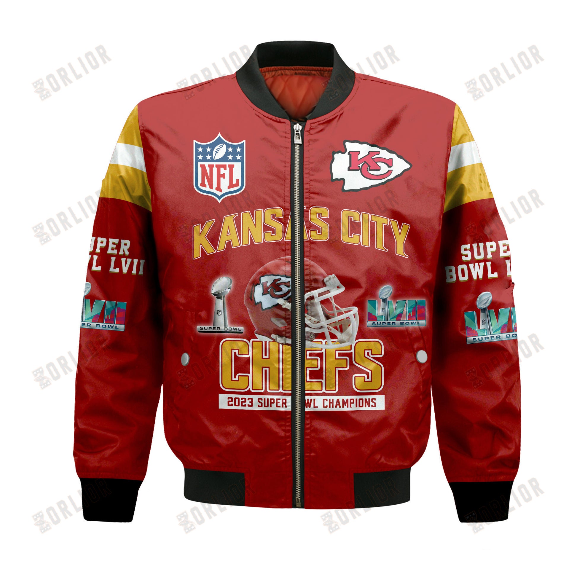 Kansas City Chiefs - Super Bowl Championship 2023 Unisex 3D Bomber Jacket V2