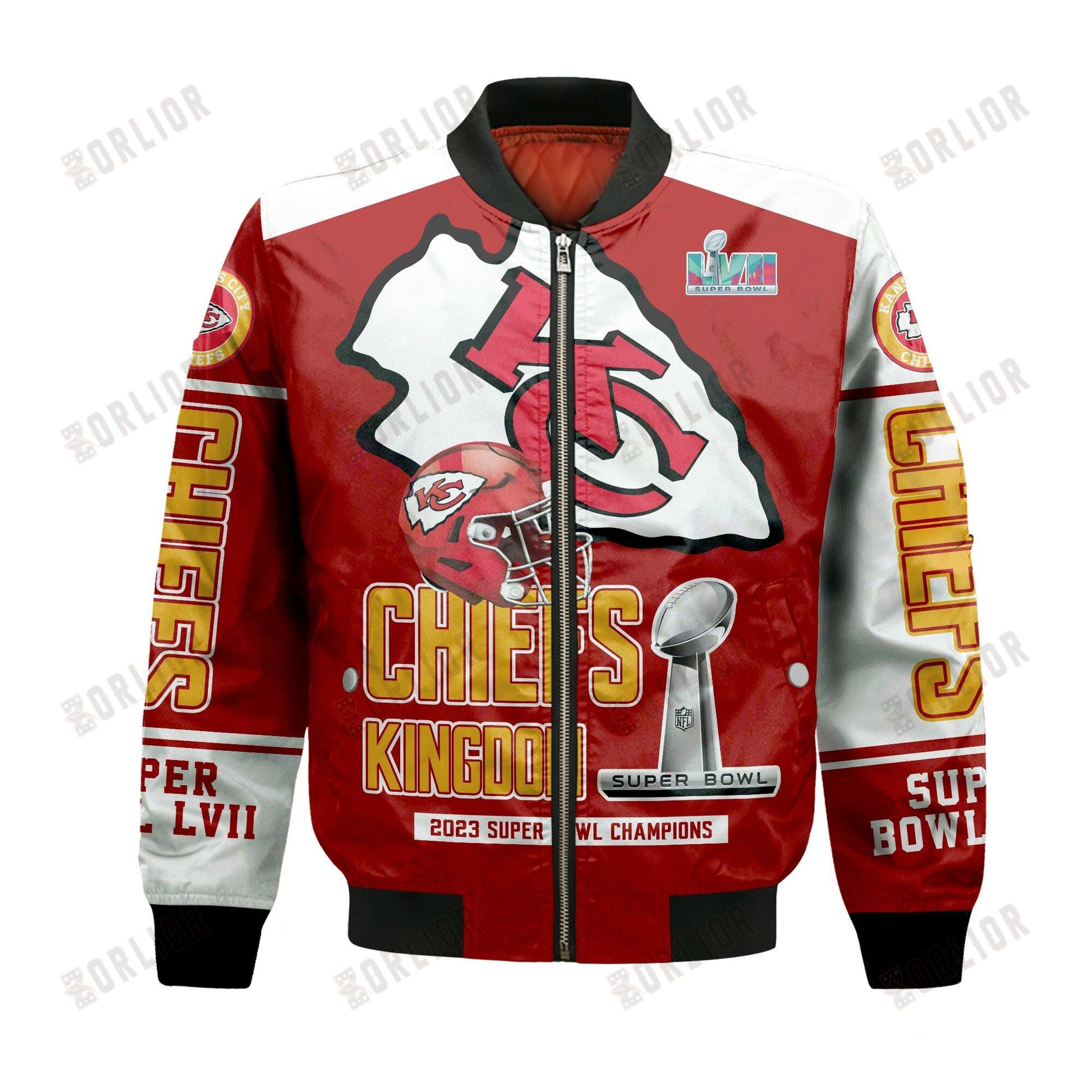 Kansas City Chiefs - Super Bowl Championship 2023 Unisex 3D Bomber Jacket V1