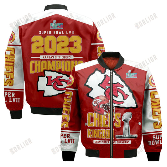 Kansas City Chiefs - Super Bowl Championship 2023 Unisex 3D Bomber Jacket V1
